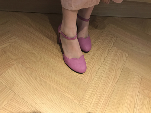 wave pink shoes