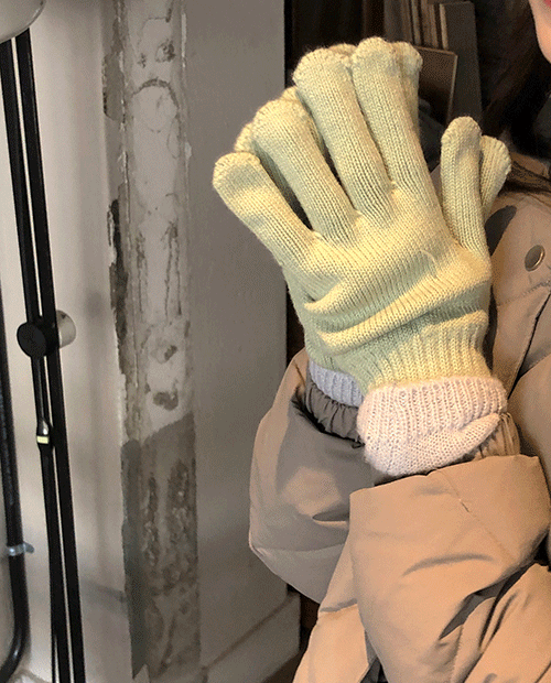 snow wool gloves / 3color