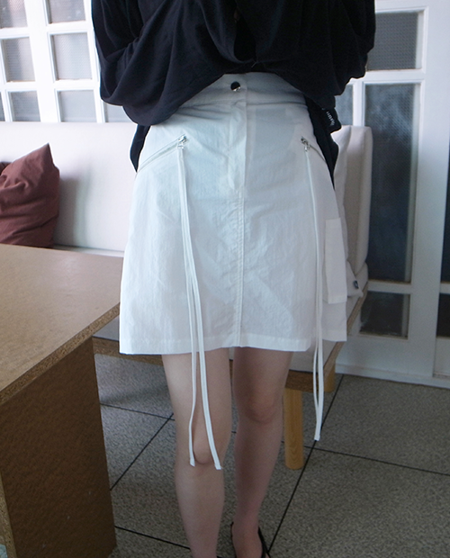zipper string skirt