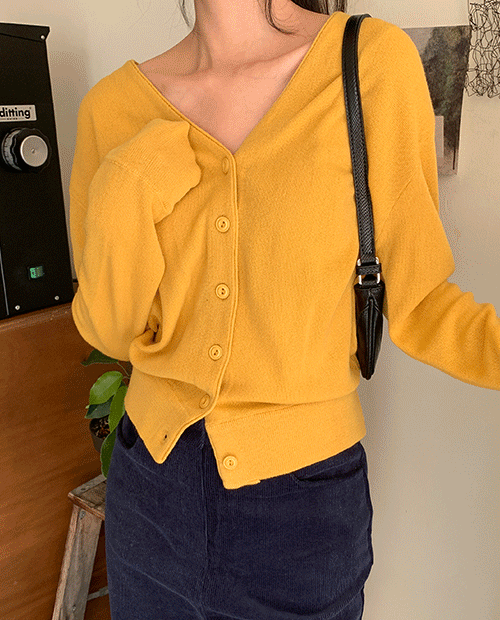 premium wool cardigan / 4 color