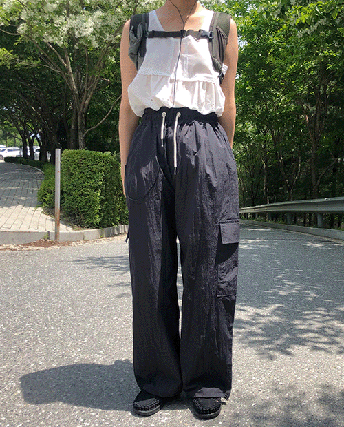 anorak pocket pants / 3color