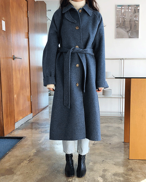 kiel handmade coat : blue