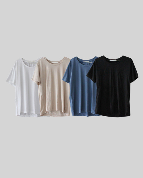 daily basic tee / 4 colors
