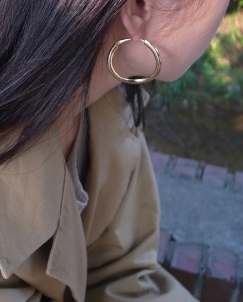 trendy ring earring