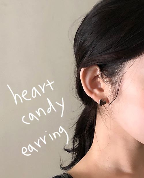 heart candy earring 일시품절