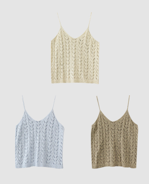 deal sleeveless / 3color