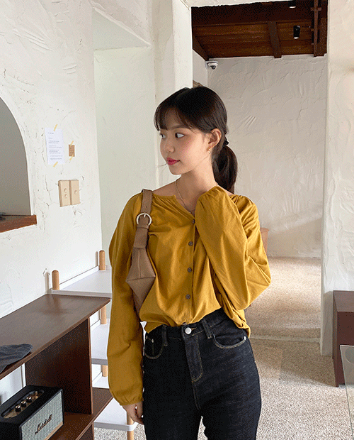 mildo blouse : mustard