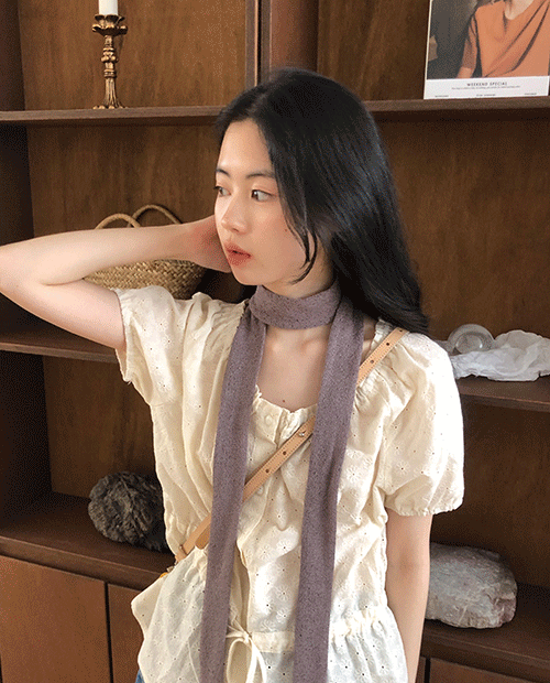 erica strap blouse / 2color