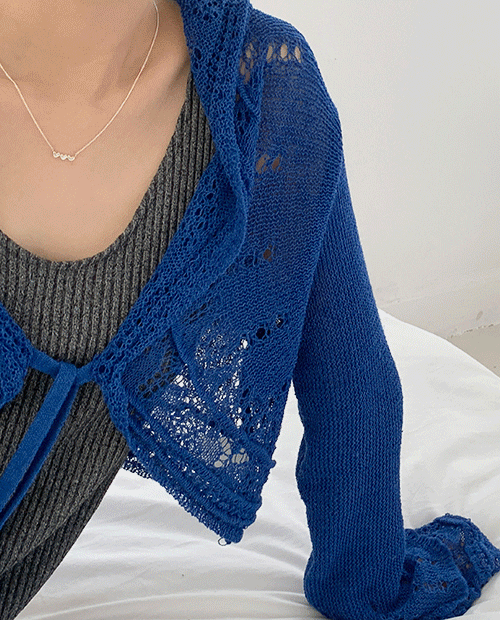 knitting bolero cardigan / 2color
