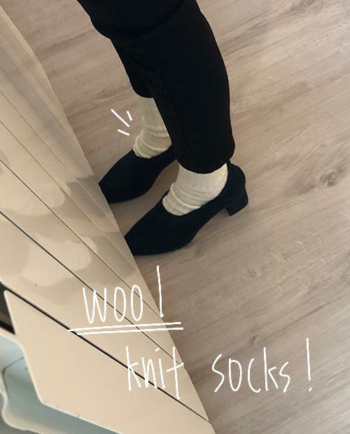 wool golgi socks / 2colors