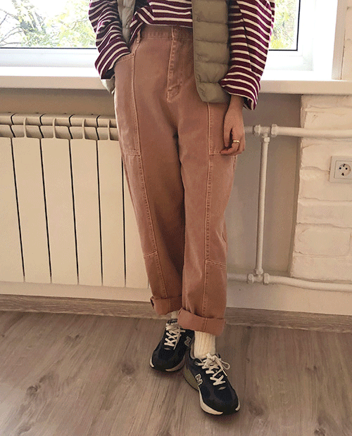 pink casual pants