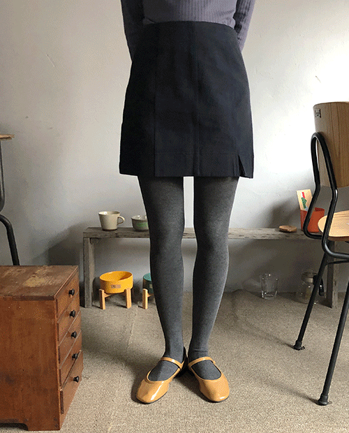slit mini skirt / 3color