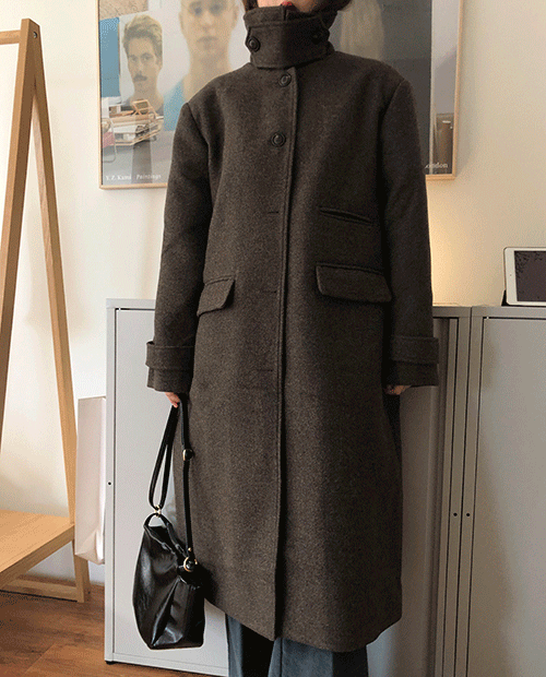 modern classic long coat / 2color