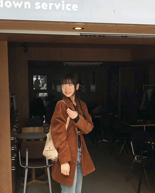 vintage corduroy jacket : brown
